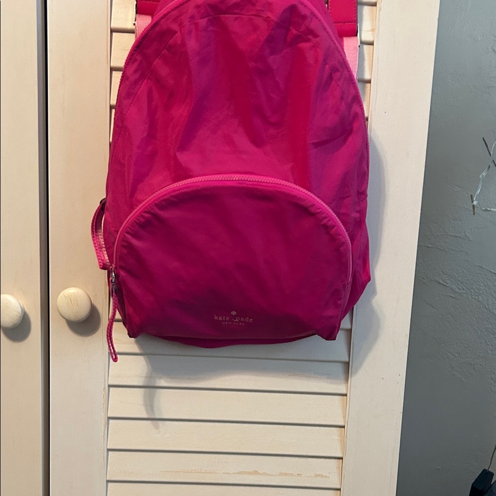 Kate Spade Fuchsia Travel Backpack
